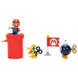 Super Mario Airship Diorama playset with figures - British product