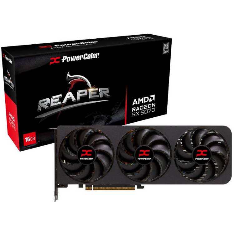 PowerColor Reaper RX 9070 graphics card 16GB - British product