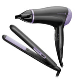 Remington Style Essentials Gift Set with hairdryer and straightener - British product