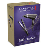 Remington Style Essentials Gift Set with hairdryer and straightener - British product