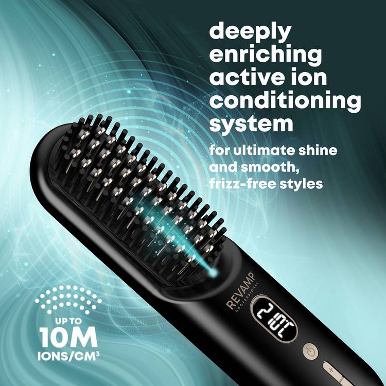 Revamp cordless hot brush with ionic technology, imported from the UK