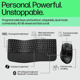 HP Comfort Dual-Mode wireless keyboard and mouse combo (British brand)