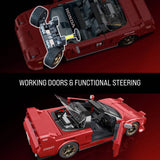 Mattel building kit '90 Acura NSX 876-piece, UK version