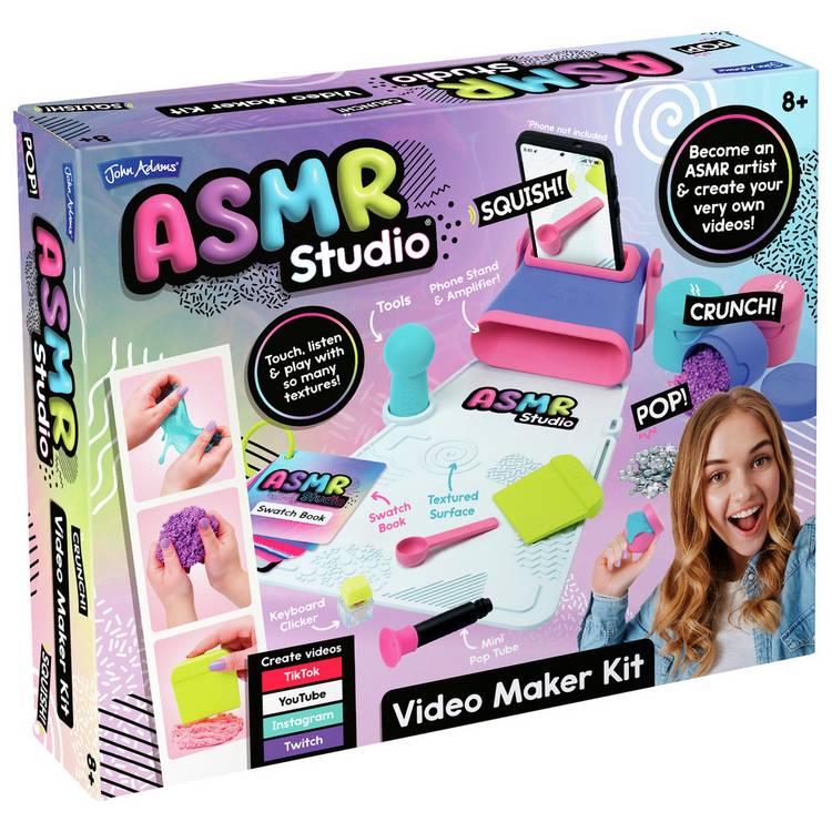 ASMR studio kit with phone holder and compounds (British brand)