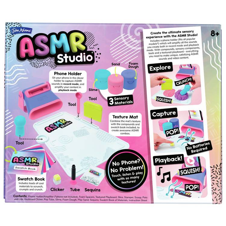 ASMR studio kit with phone holder and compounds (British brand)