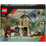 LEGO Jurassic World Spinosaurus Quetzalcoatlus building set, UK version
