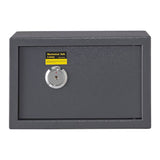 Argos Home A5 31cm steel safe key lock grey, UK version