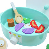 Chad Valley wooden slow cooker playset, UK version