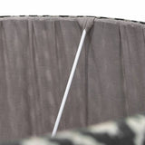 Pacific black mushroom pleat lampshade 30cm (British brand)