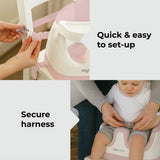 My Babiie 2-in-1 feeding booster seat pink - British product