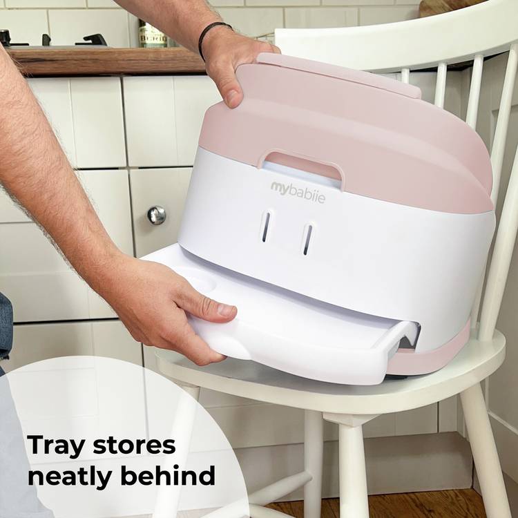 My Babiie 2-in-1 feeding booster seat pink - British product