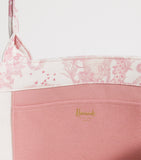 Harrods medium toile print tote bag (British brand)