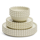 Habitat stoneware dinner set cream 12 piece, UK version