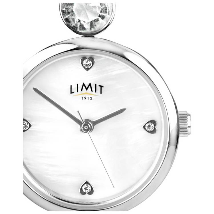 Limit ladies white dial alloy bracelet watch, imported from the UK