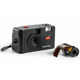 Praktica reusable film camera black 35mm, UK version