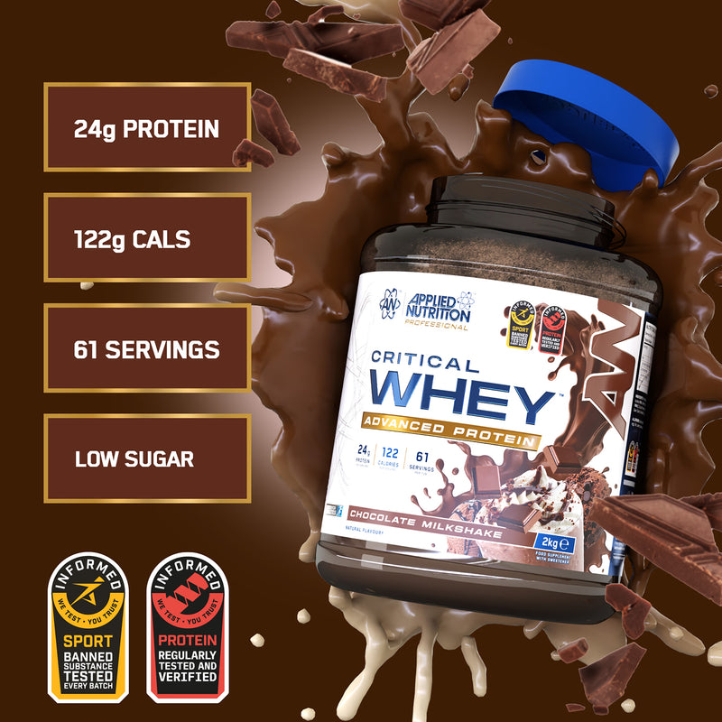 Critical Whey Protein Powder Chocolate Milkshake 2kg