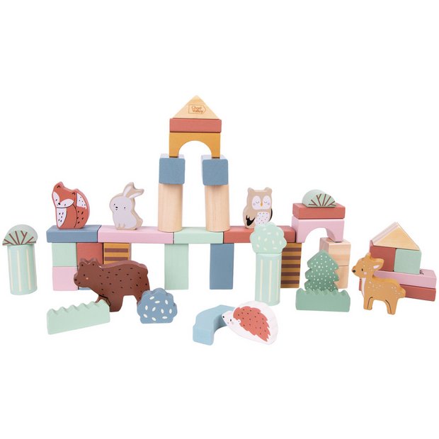 Chad Valley Woodland Building Blocks Set - British product