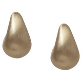 Argos Liars & Lovers Gold Tone Brushed Teardrop Stud Earrings- Buy online at McGrocer