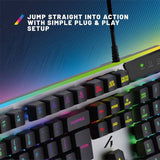STEALTH gaming keyboard and mouse combo, UK version