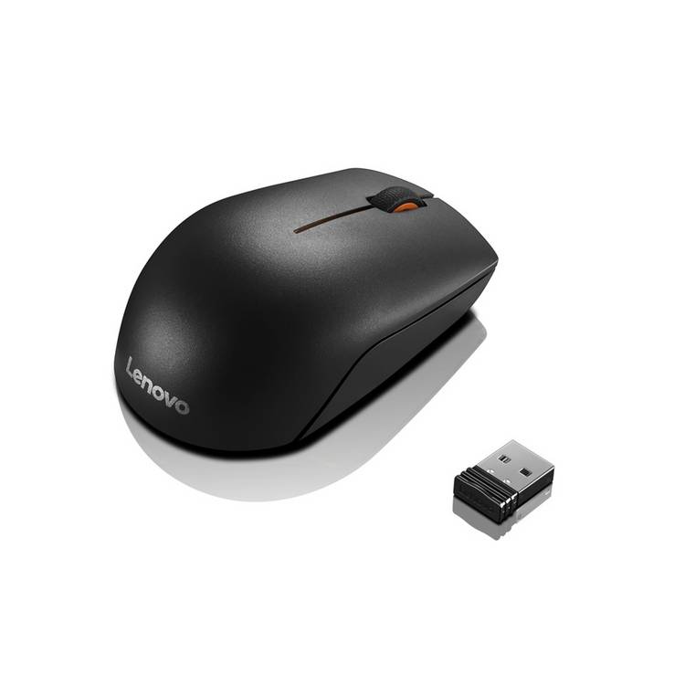 Lenovo 300 wireless compact mouse black, UK version