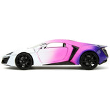 Jada Toys Pink Slips Lykan Hypersport die-cast car 1:24, imported from the UK