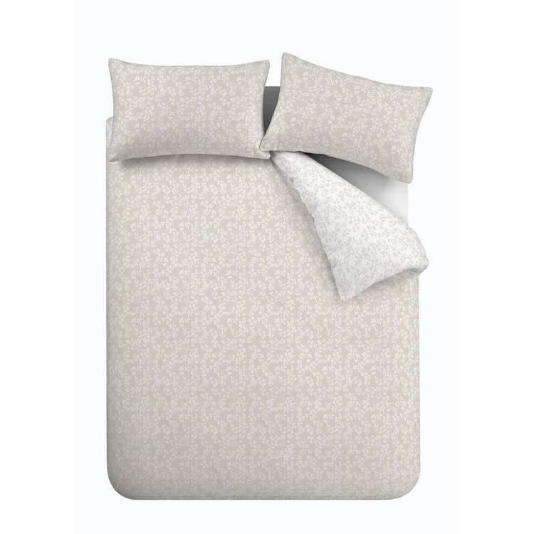 Bianca Shadow Leaves bedding set double (British brand)