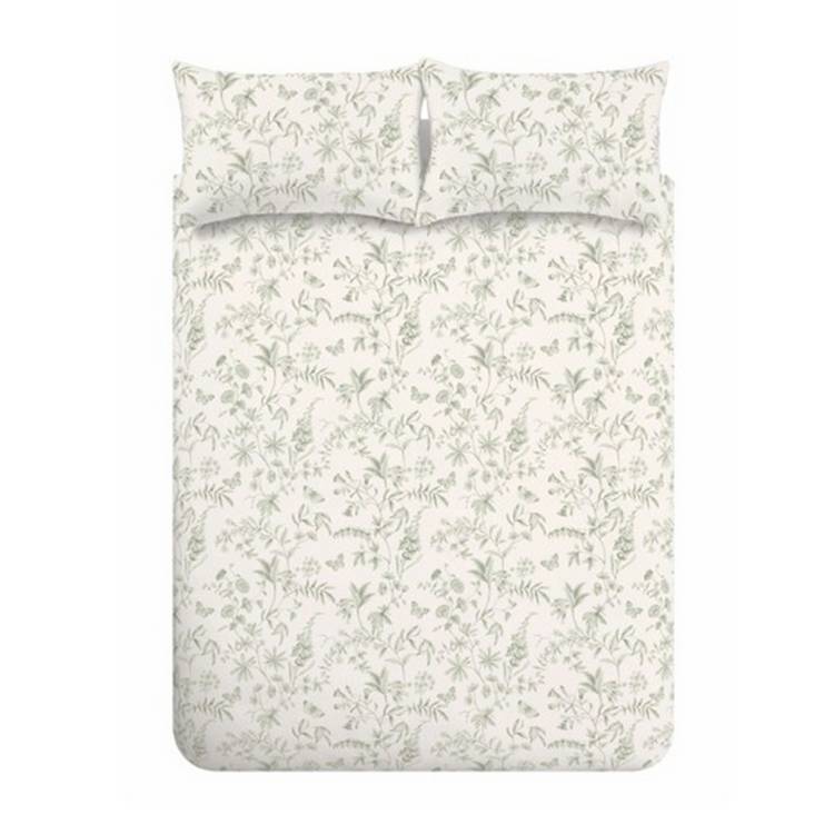 Bianca bedding set floral green double, imported from the UK