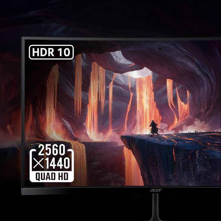 Acer Nitro ED270UP2 curved WQHD gaming monitor 27 inch - British product