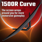 Acer Nitro ED270UP2 curved WQHD gaming monitor 27 inch - British product