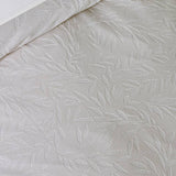 Catherine Lansfield Leaves Natural bedding set single - British product