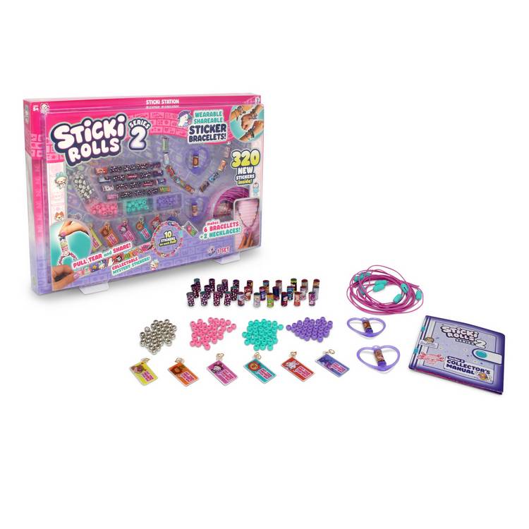 Sticki Rolls Sticki Station Series 2 sticker craft kit - British product