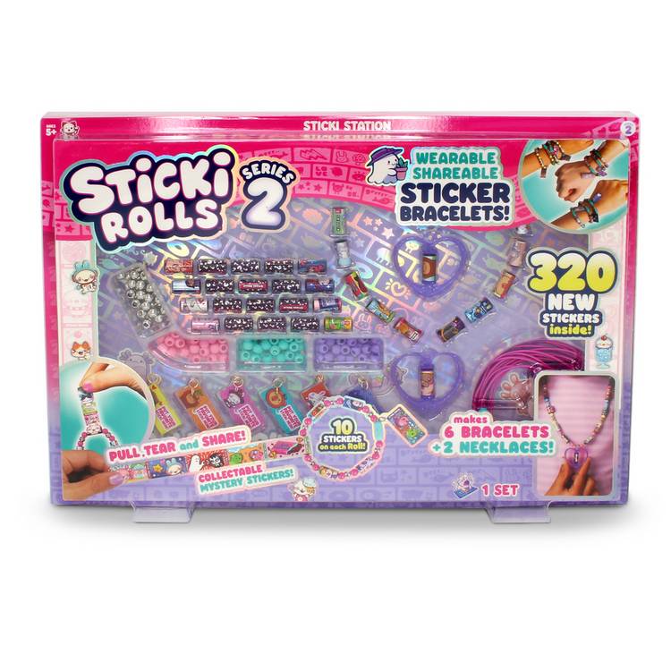 Sticki Rolls Sticki Station Series 2 sticker craft kit - British product