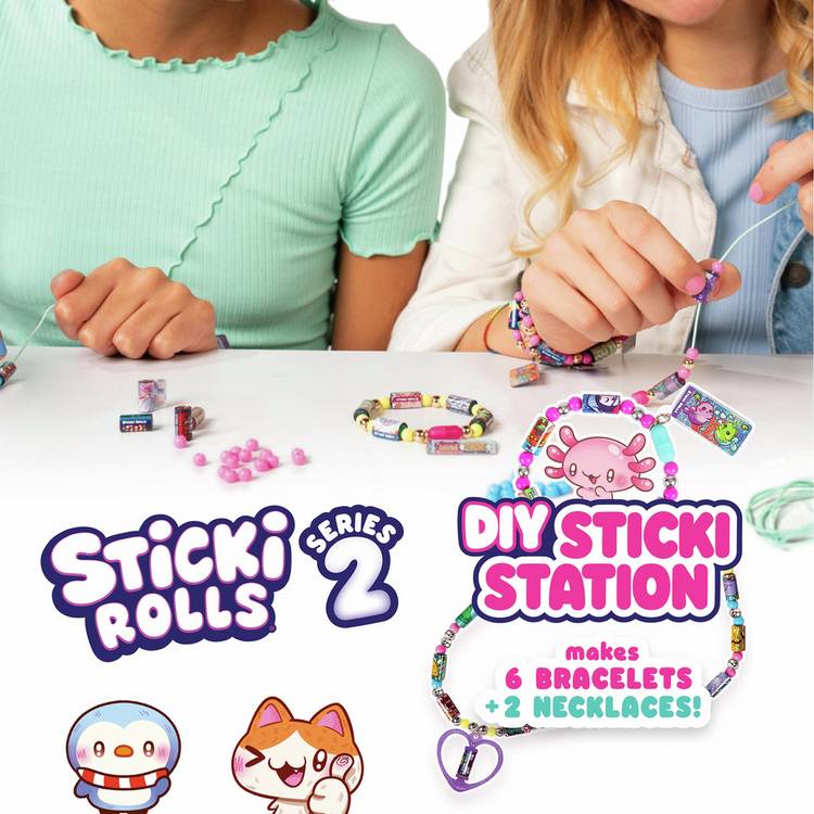 Sticki Rolls Sticki Station Series 2 sticker craft kit - British product