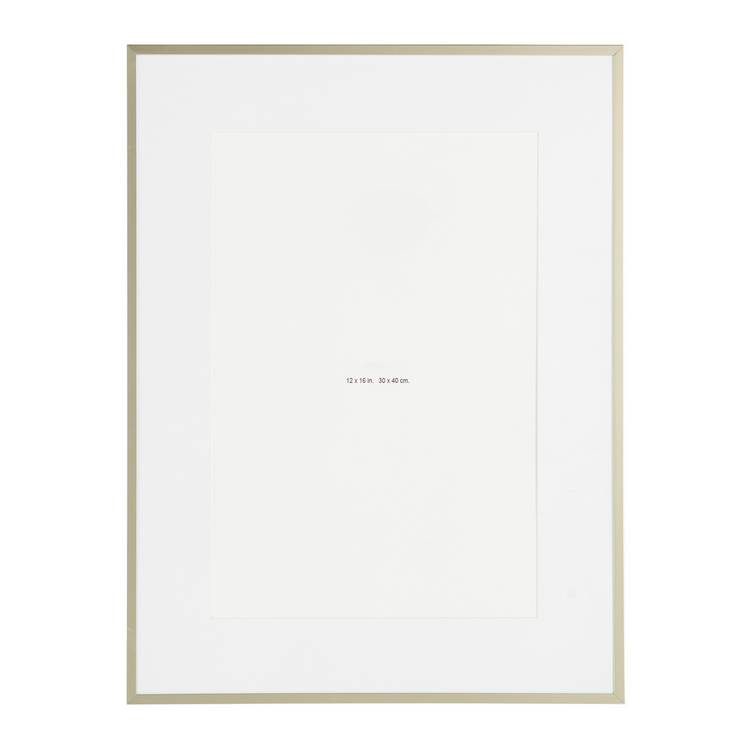 Argos Home gold aluminium picture frame 30x40cm, imported from the UK
