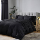 Argos Catherine Lansfield Velvet Black Bedding Set - Double- Buy online at McGrocer