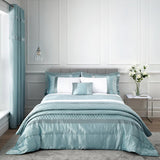 Catherine Lansfield sequin duck egg bedding set king size, UK version