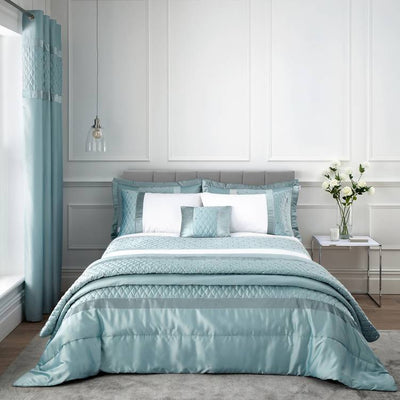 Argos Catherine Lansfield Sequin Duck Egg Bedding Set - King Size- Buy online at McGrocer