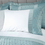 Catherine Lansfield sequin duck egg bedding set king size, UK version