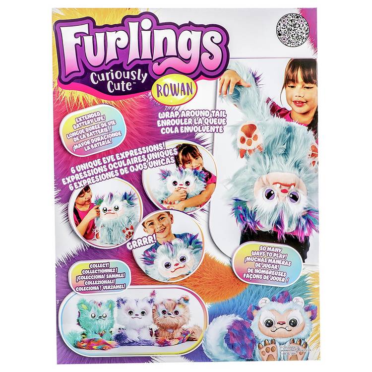 Furlings Rowan interactive plush toy - British product