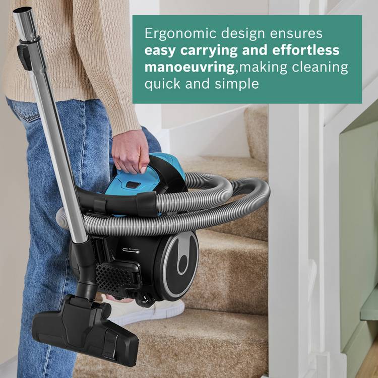 Bosch bagless cylinder vacuum cleaner BGS05BU2GB, imported from the UK