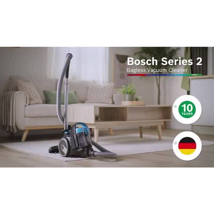 Bosch bagless cylinder vacuum cleaner BGS05BU2GB, imported from the UK