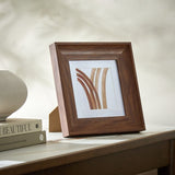 Habitat walnut wood picture frame 4x4, UK version