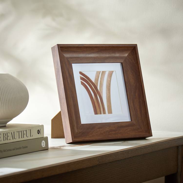 Habitat walnut wood picture frame 4x4, UK version