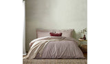 Argos Yard Hebden Cotton Stripe Beetroot Bedding Set - Single- Buy online at McGrocer