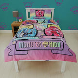 Monster High Fierce Panel bedding set single, UK version