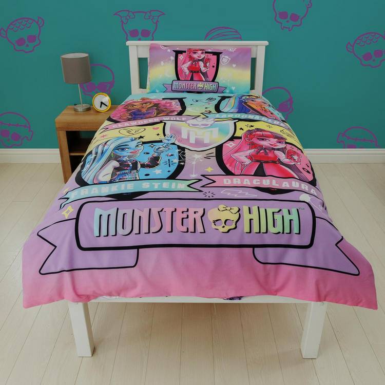 Monster High Fierce Panel bedding set single, UK version