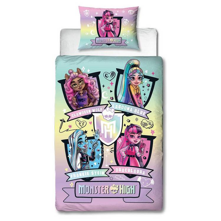 Monster High Fierce Panel bedding set single, UK version
