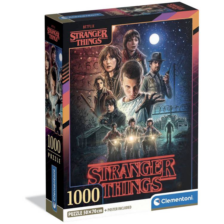 Clementoni Stranger Things puzzle 1000 pieces, imported from the UK