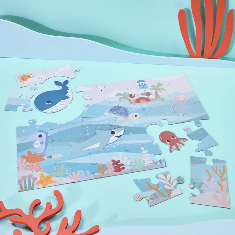Chad Valley giant under the sea floor puzzle 31 pieces (British brand)
