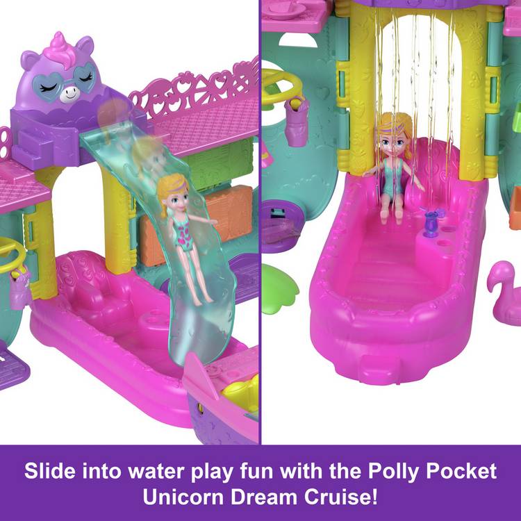 Polly Pocket Unicorn Dream Cruise playset, UK version